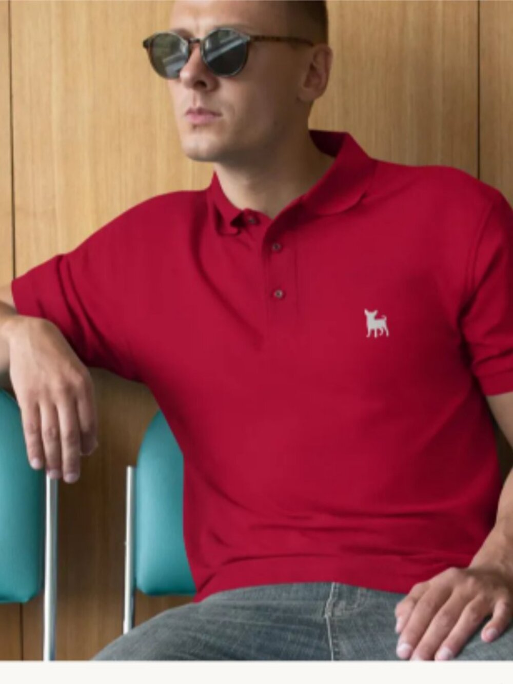 Chihuahua Shirt for Mens, Chihuahua Polo Shirt